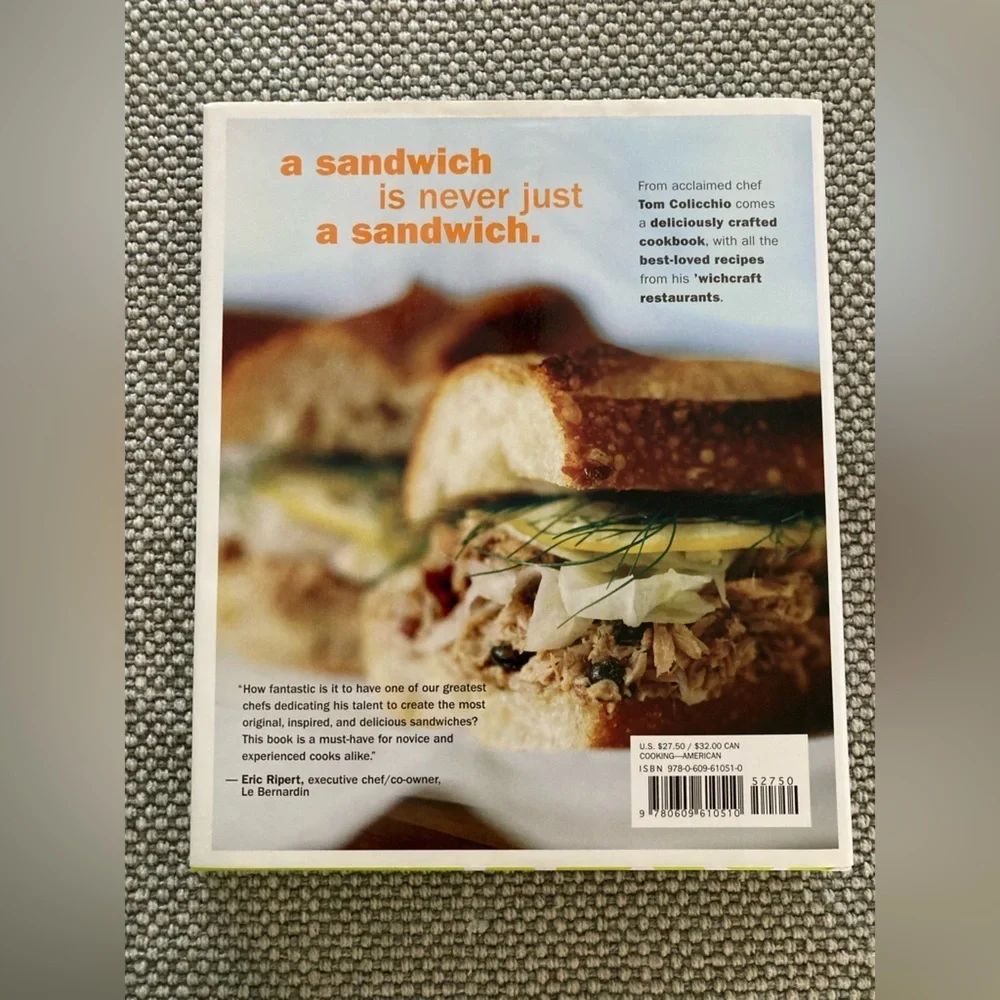 Wichcraft cookbook by Top Chef’s Tom Colicchio cookbook